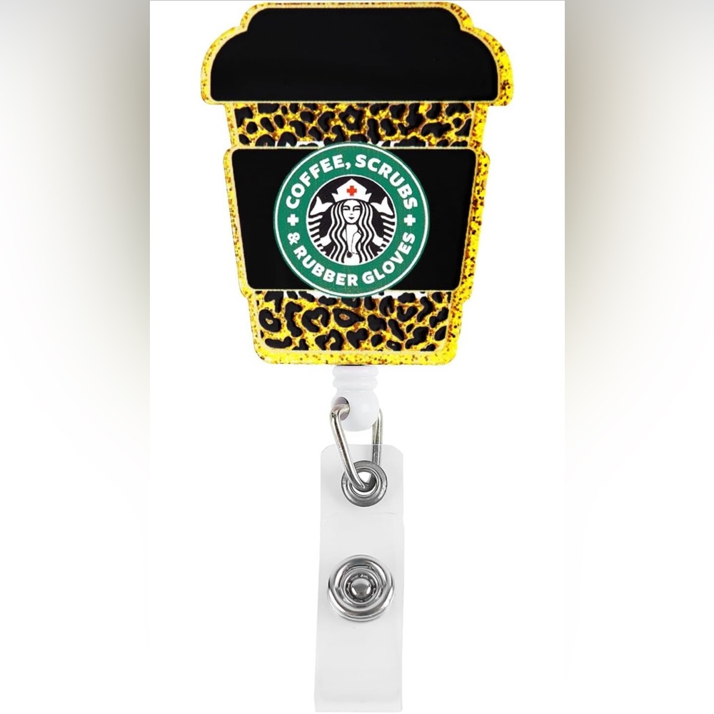Retractable Badge Reel Holder with ID Clip